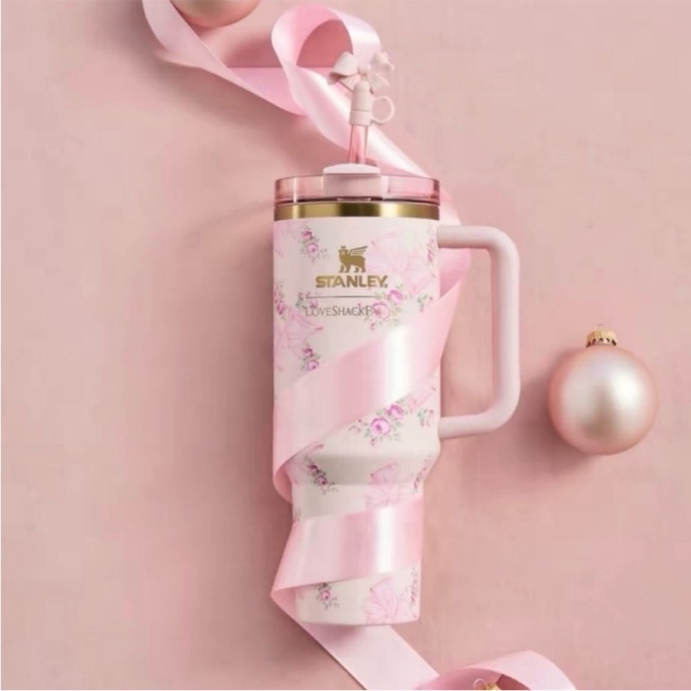 Love Shack Fancy Stanley Rosa Beaux Pink 40 oz